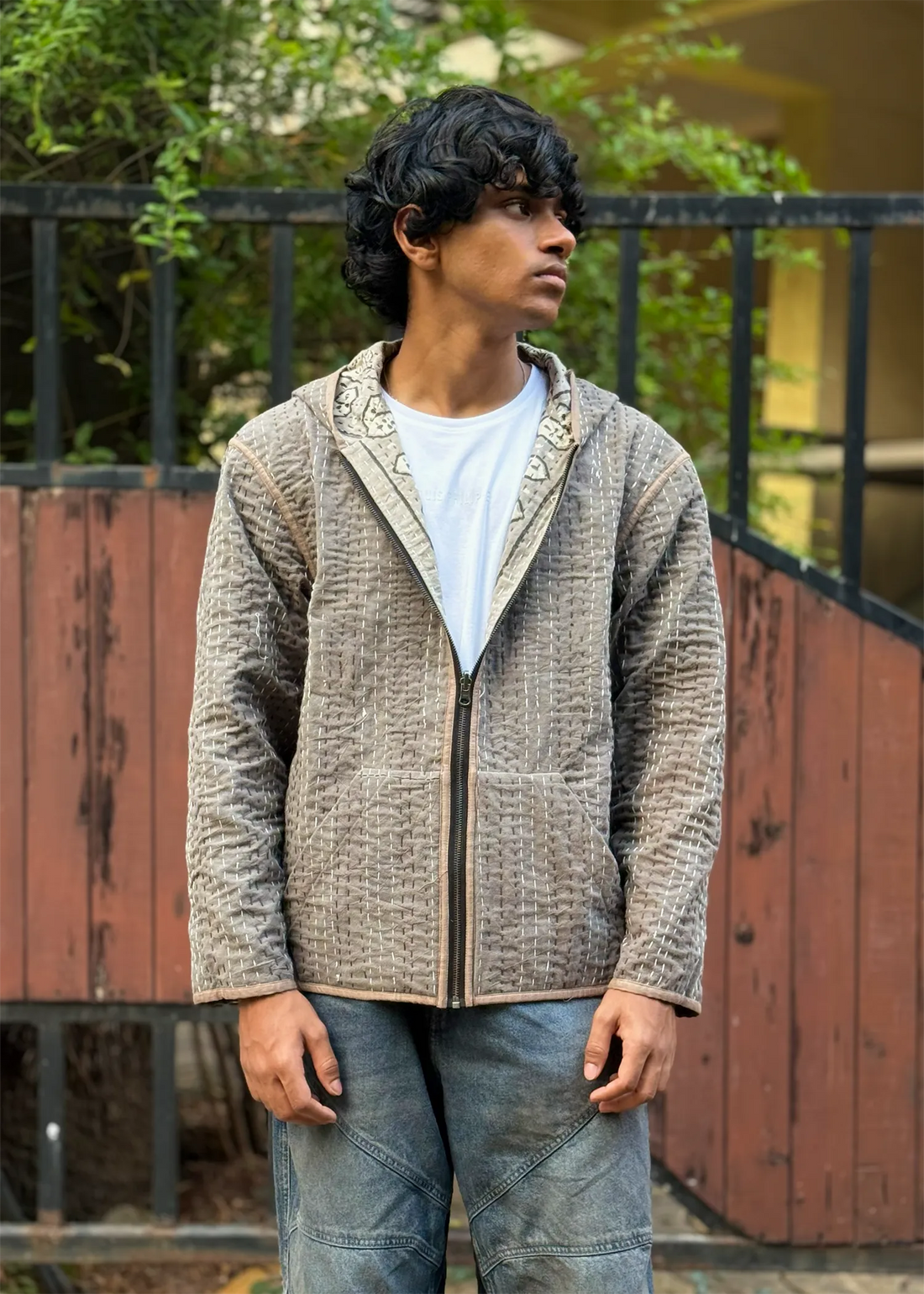 Vayu Reversible Hooded Jacket- 09