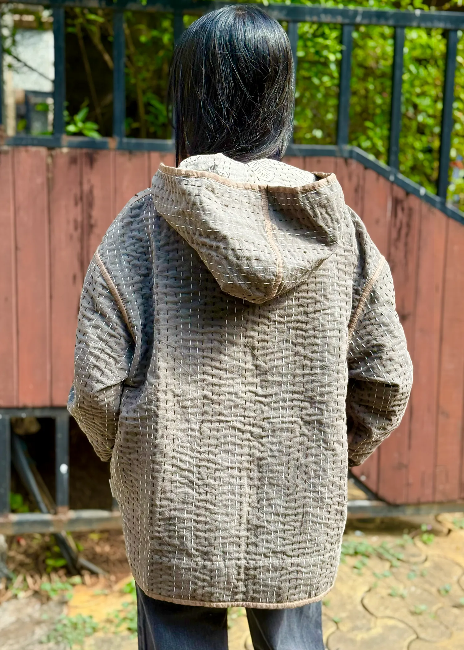 Vayu Reversible Hooded Jacket- 09