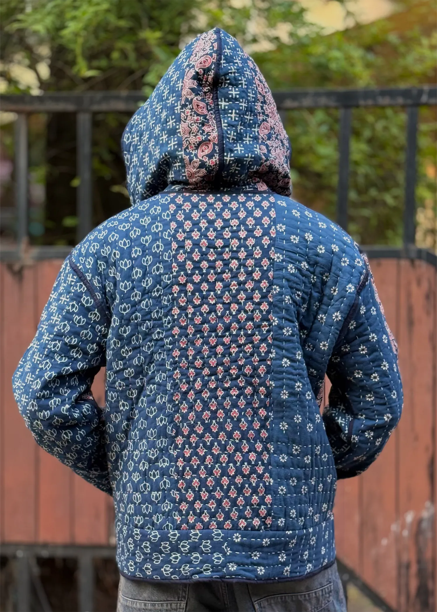 Vayu Reversible Hooded Jacket (Quilted)- 06
