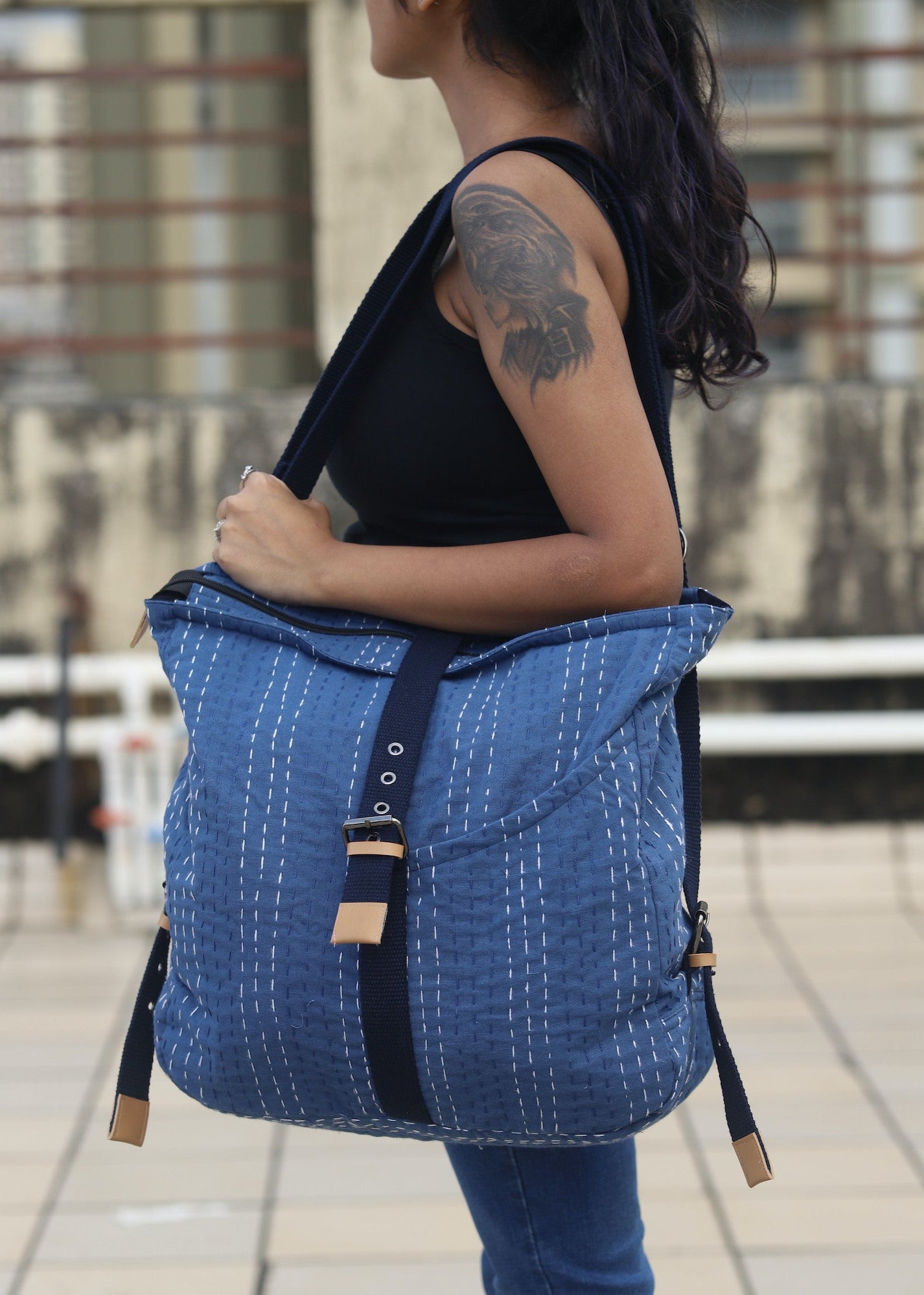 SAFAR Convertible Laptop Backpack- 05