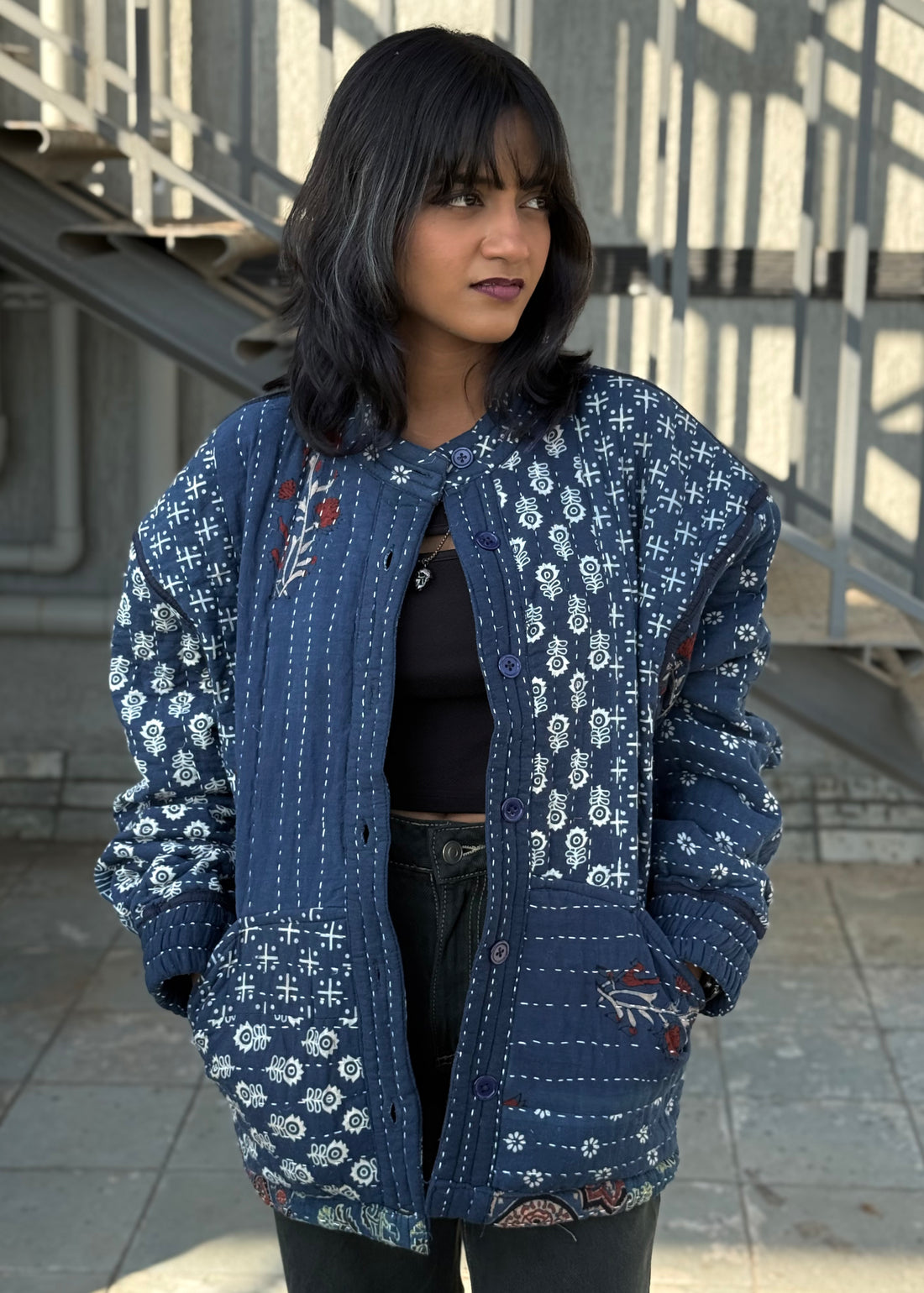 Karwan Reversible Bomber Jacket (Quilted)- 08