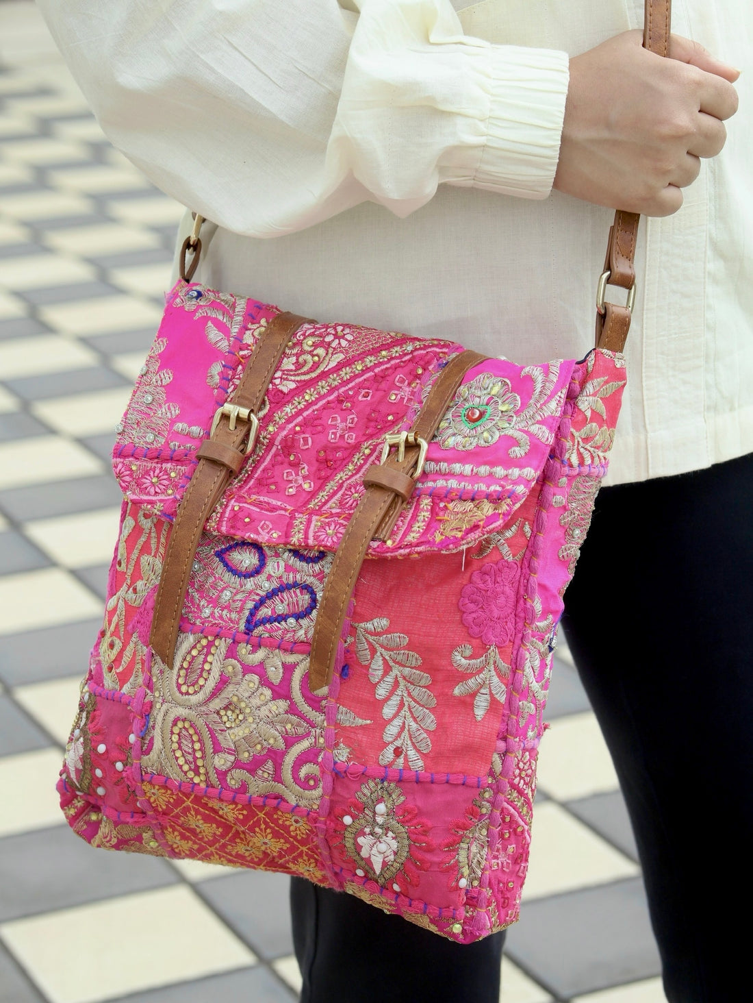 AABHA Tablet Sling Bag- 01