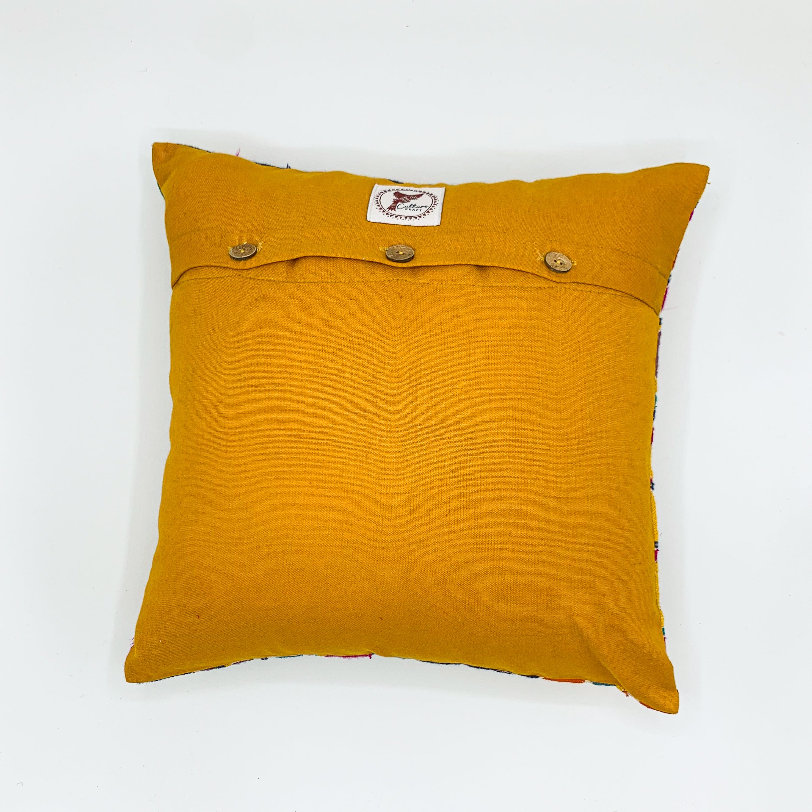 MOR - Vintage Kutch Embroidery Cushion Cover (14x14, 16x16)