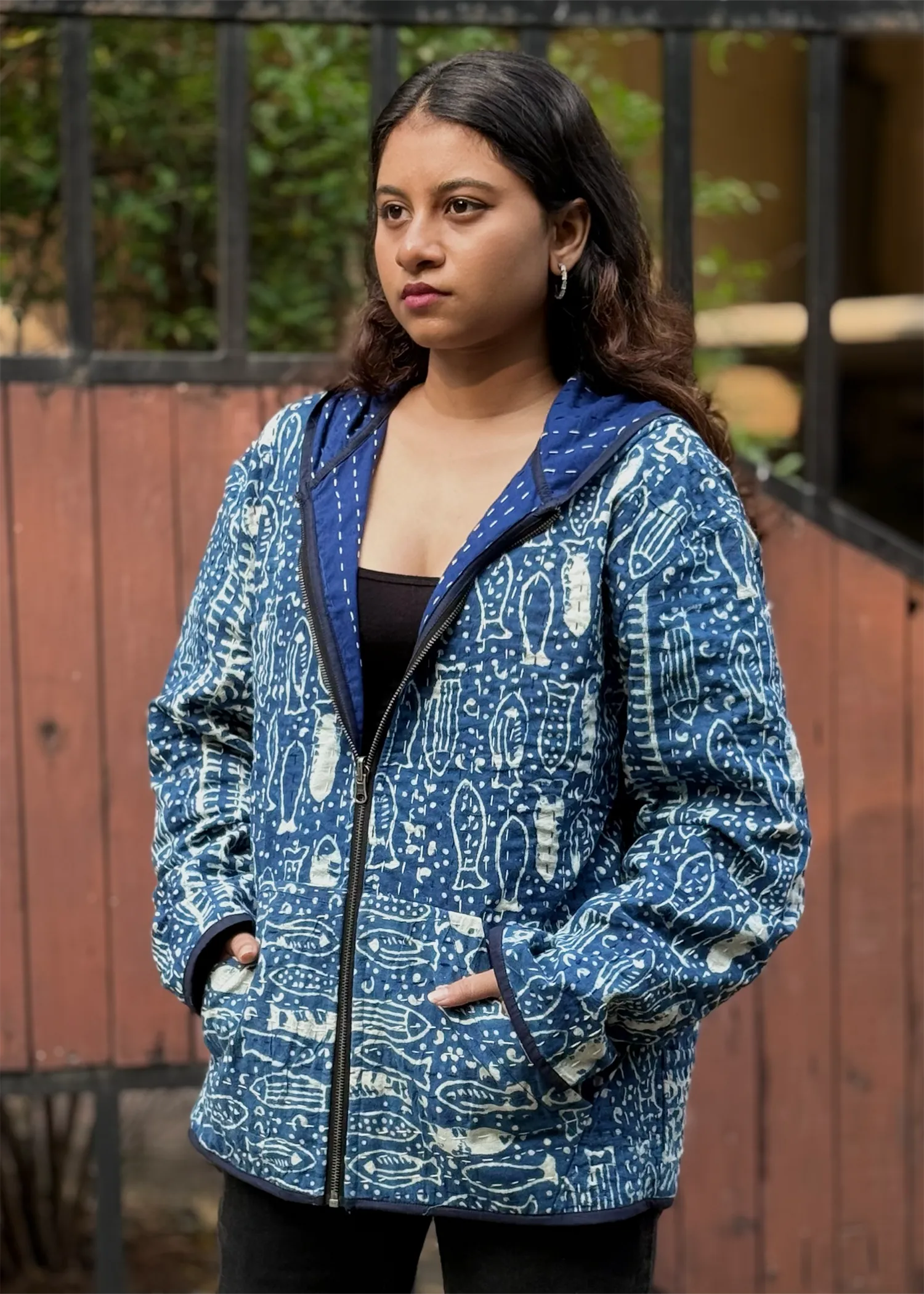 Vayu Reversible Hooded Jacket- 12