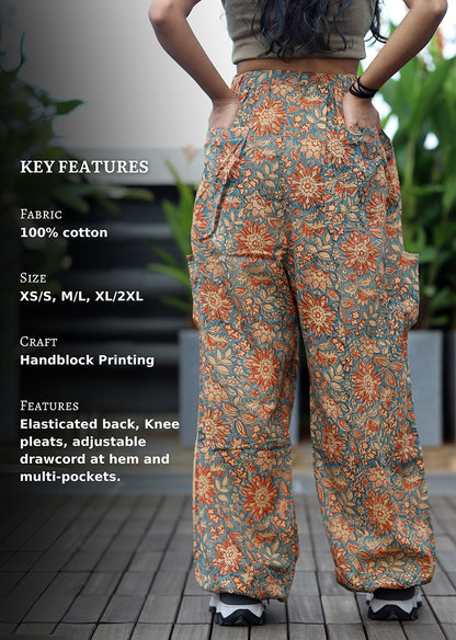 Gully Block-printed Cargo Pants- 04
