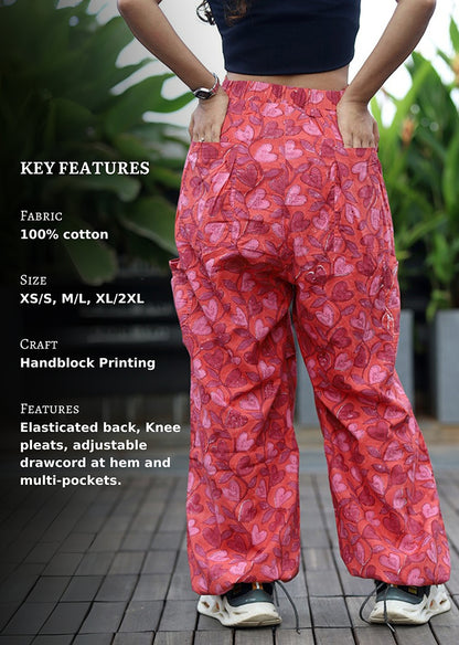 Gully Block-printed Cargo Pants- 02