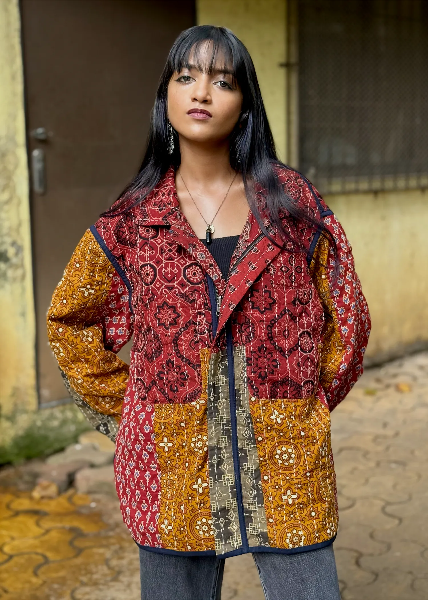 Rangrez Reversible Shacket- 01