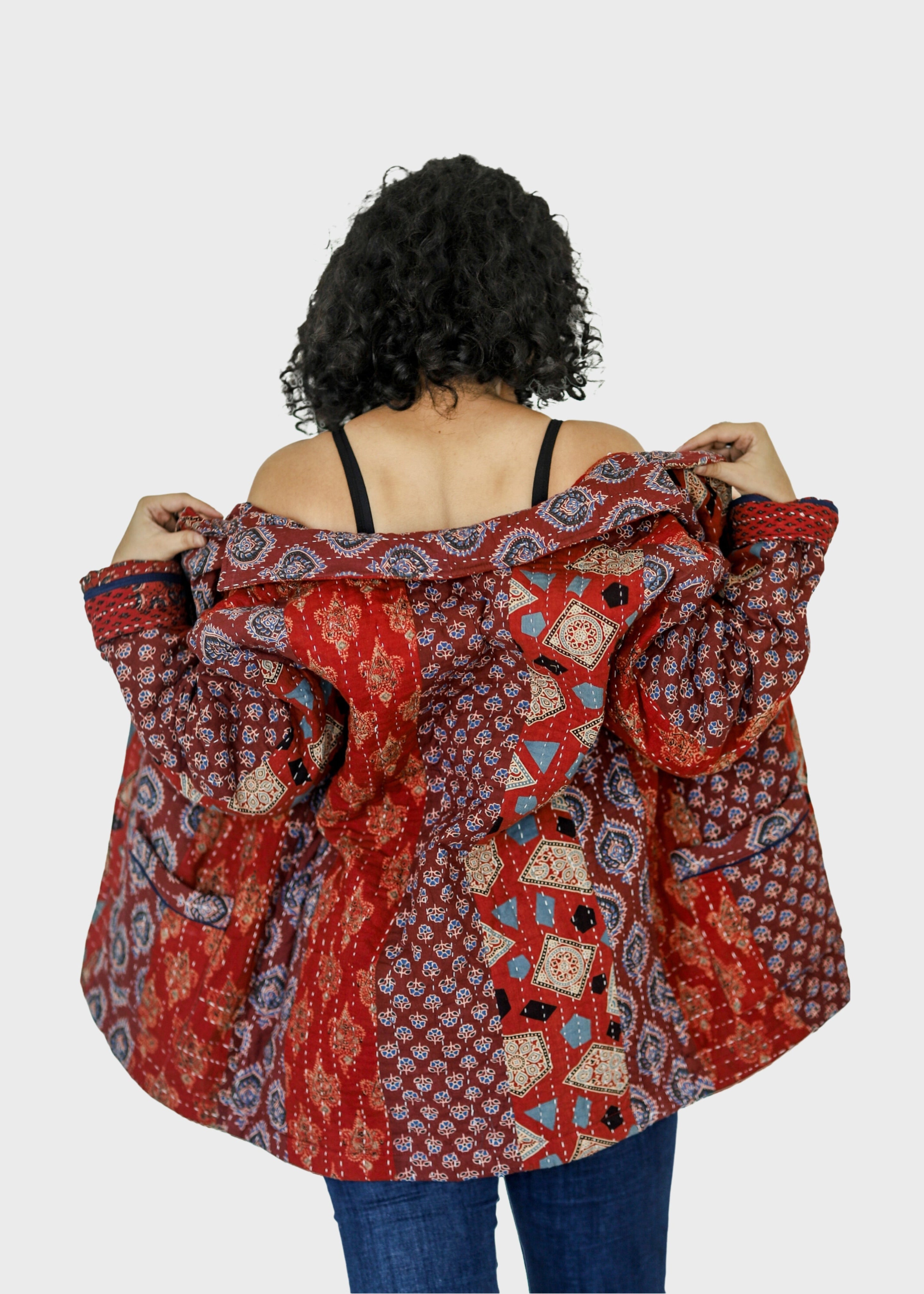 Alam Ajrakh Print Unisex Blazer