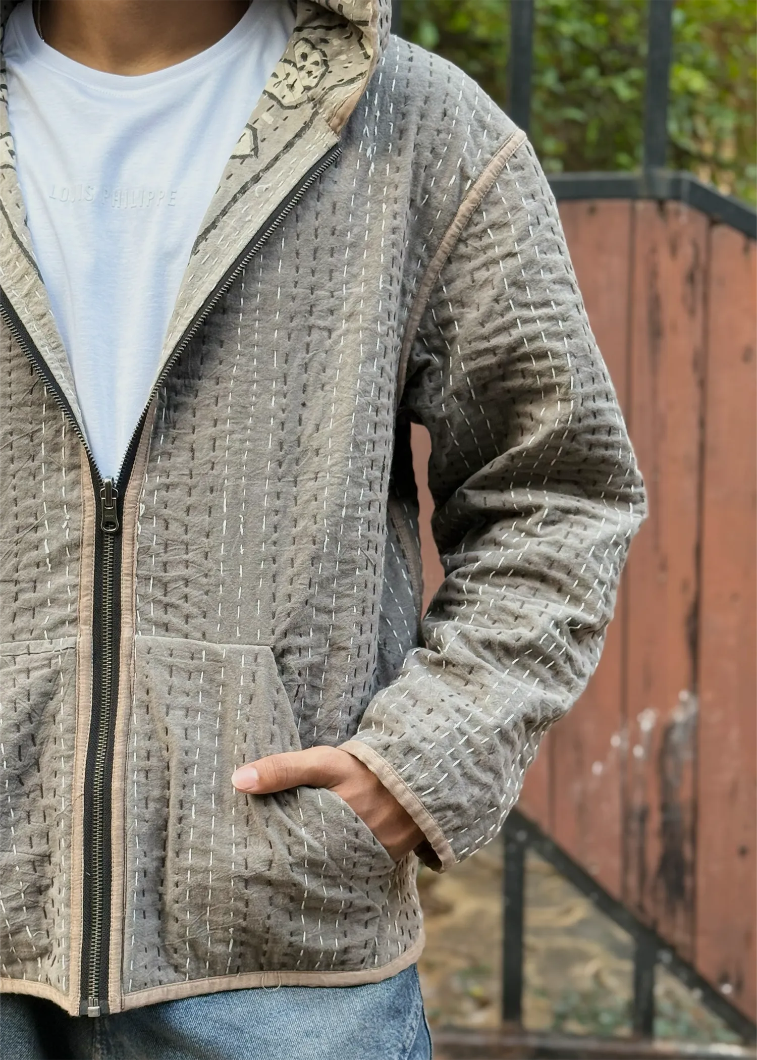 Vayu Reversible Hooded Jacket- 09