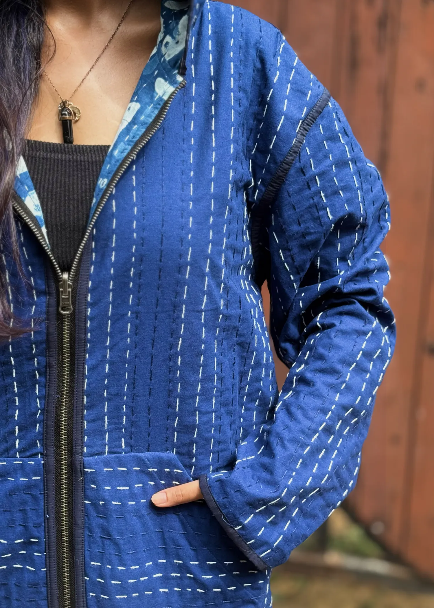 Vayu Reversible Hooded Jacket- 13