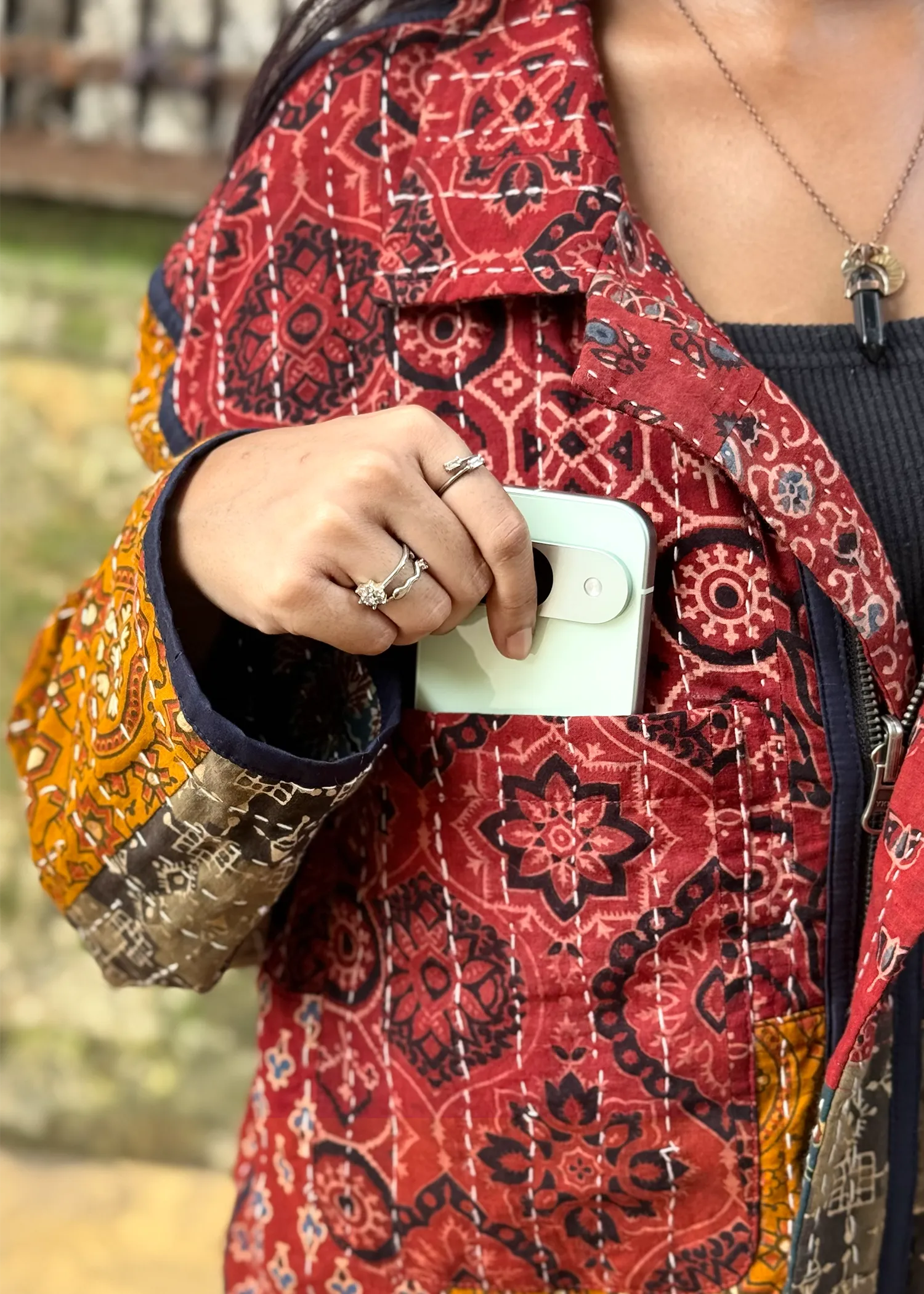 Rangrez Reversible Shacket- 01