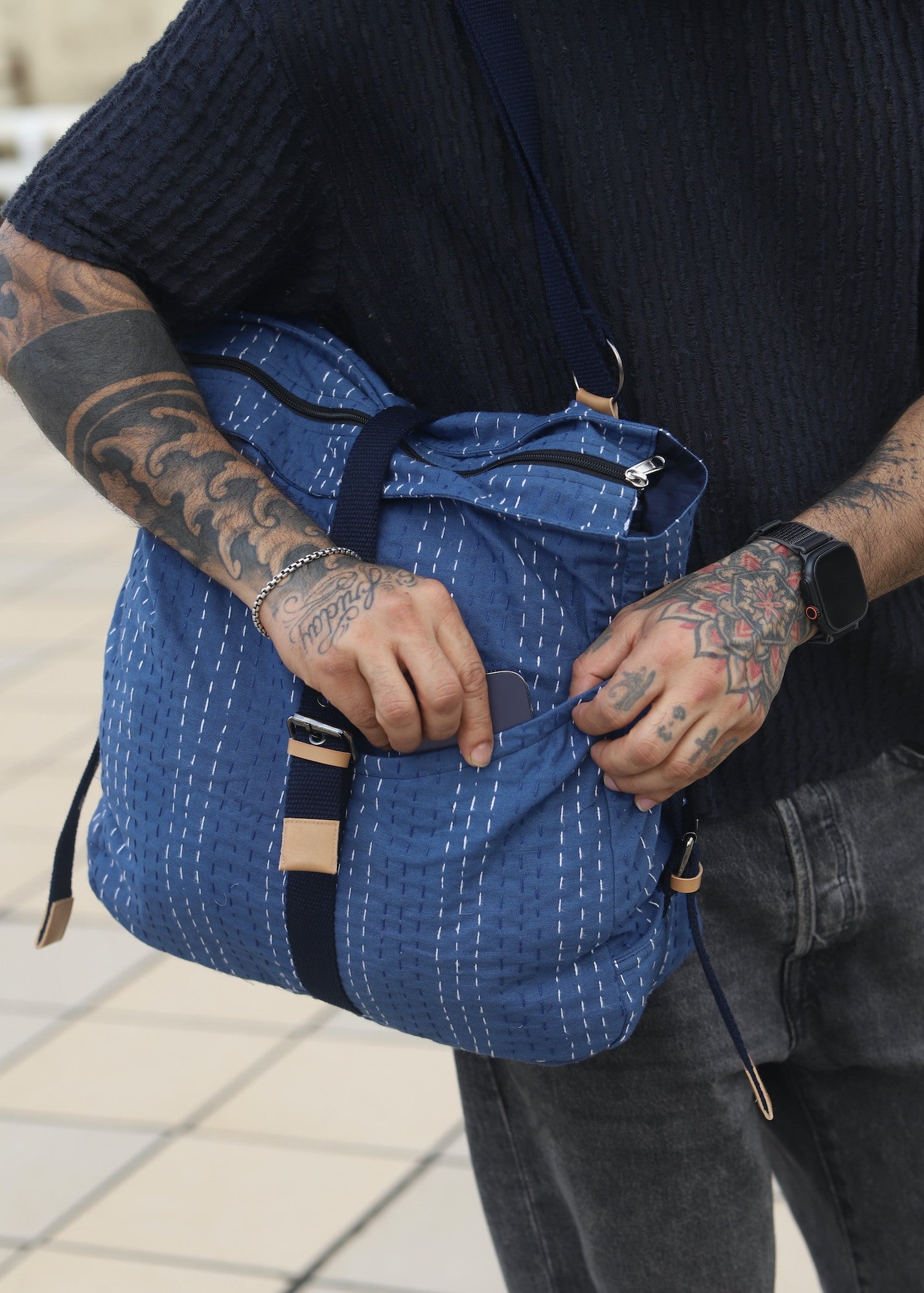 SAFAR Convertible Laptop Backpack- 05