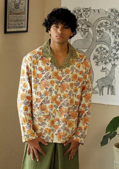 Gulzar Khadi Shirt Blazer