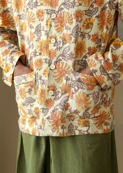 Gulzar Khadi Shirt Blazer
