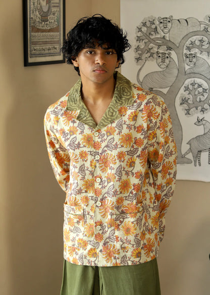 Gulzar Khadi Shirt Blazer