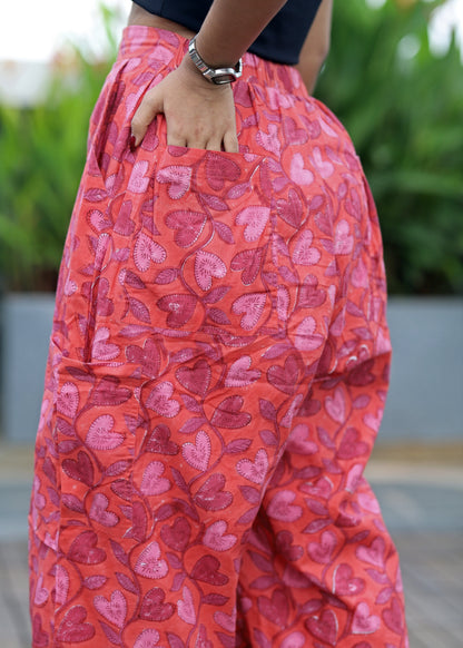 Gully Block-printed Cargo Pants- 02
