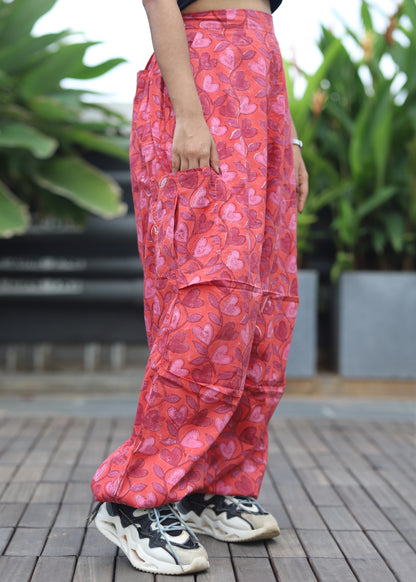 Gully Block-printed Cargo Pants- 02
