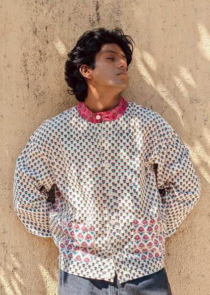 Gulab Khadi Bomber Shirt
