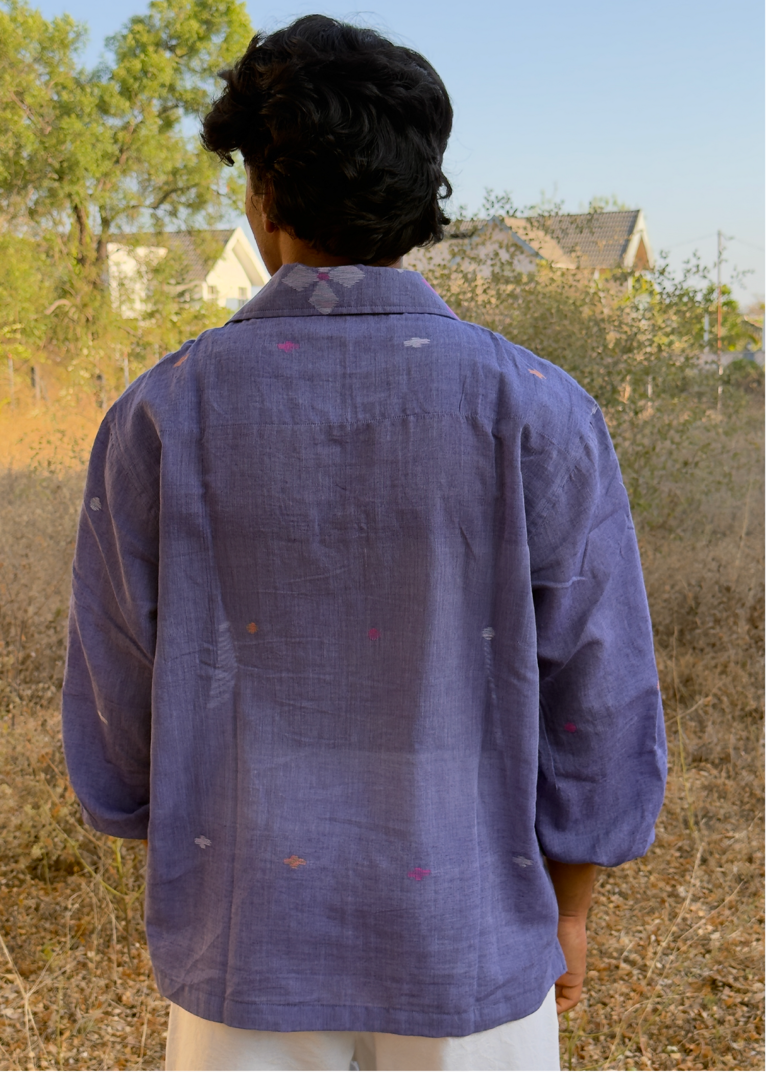 Zahra Jamdani Courtyard Shirt