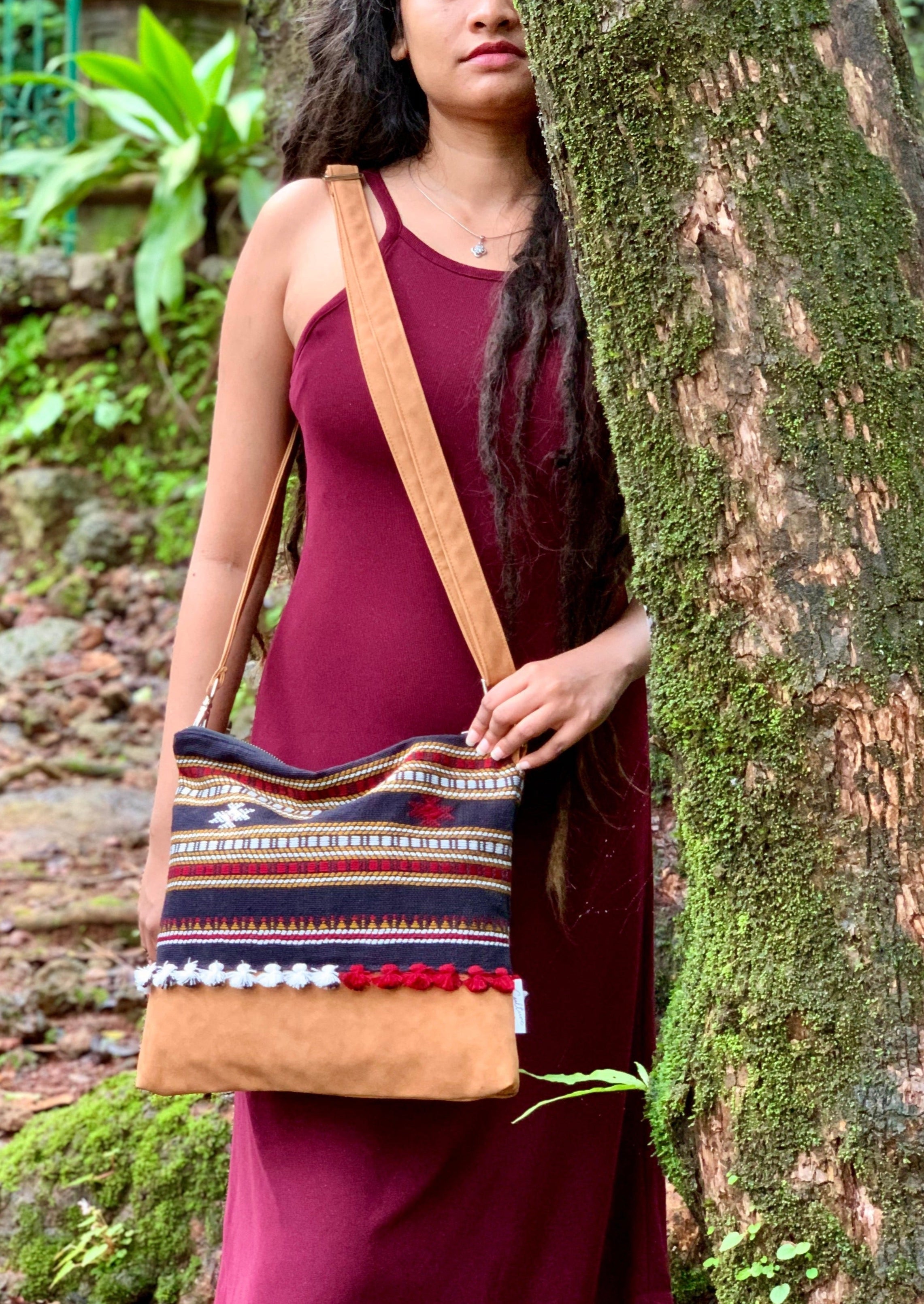 KALO - Handloom Jacquard Unisex Sling Bag